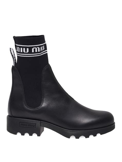 miu miu sock ankle boots|Women's Miu Miu Ankle Boots & Booties .